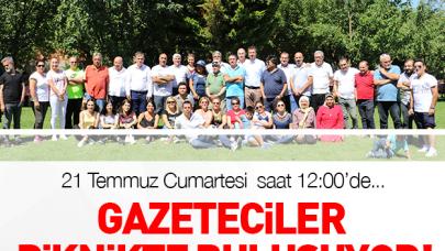 Gazeteciler piknikte buluşuyor