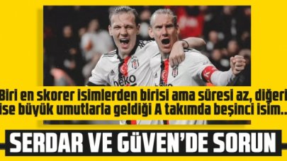 Beşiktaş'ta Güven Yalçın ve Serdar Saatçı sıkıntısı