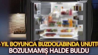 5 yıl boyunca buzdolabında unuttu: Bozulmamış halde buldu