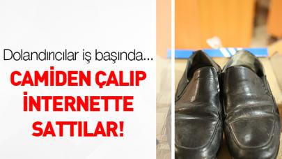 Camiden çalıp netten sattılar