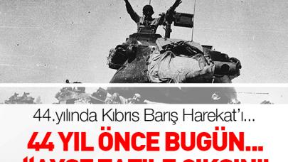 Kıbrıs Barış Harekatı'nın 44.yıl dönümü