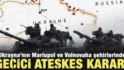 Ukrayna'nın Mariupol ve Volnovaha şehirlerinde geçici ateşkes