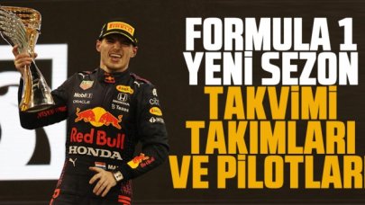 Formula 1 2022 takvimi belli oldu! Formula 1 markaları ve pilotları