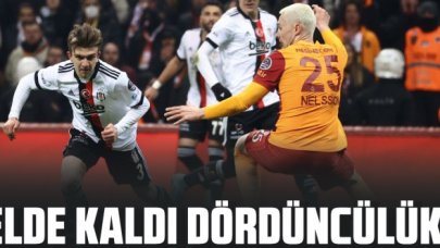 Beşiktaş'ın elinde dördüncülük kaldı!