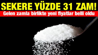 Şekere yüzde 31 zam! Şeker kaç lira? Güncel şeker fiyatı