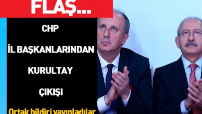 CHP İl Başkanlarından kurultay açıklaması!