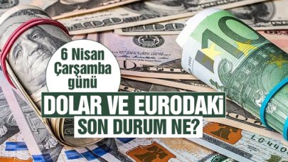 Dolar ve euro bugün kaç lira? 6 Nisan 2022 Çarşamba dolar döviz fiyatları