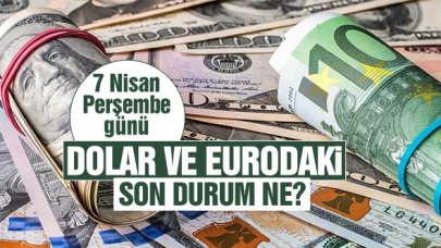 Dolar ve euro bugün kaç lira? 7 Nisan 2022 Perşembe dolar döviz fiyatları