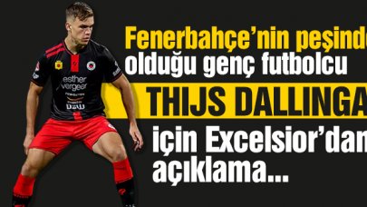 Thijs Dallinga için Excelsior Rotterdam'dan açıklama