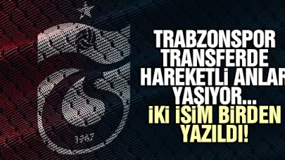 Trabzonspor'da hareketli günler... İki yıldızın ismi transfer için yazıldı