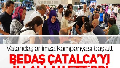 Bedaş Çatalca'yı illallah ettirdi