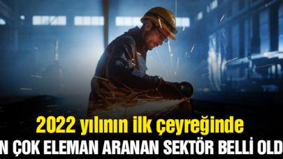 2022'nin ilk çeyreğinde en çok eleman aranan sektör belli oldu