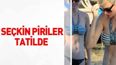 Seçkin Piriler tatilde