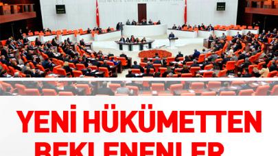 Yeni hükümetten beklentiler