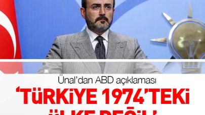 Mahir Ünal'dan ABD açıklaması