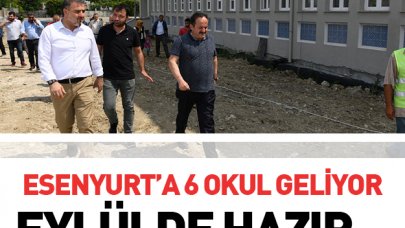 6 okul eylülde hazır