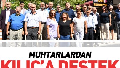 Muhtarlardan destek