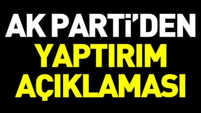 Ak Parti'den ABD'nin yaptırım kararı hakkında açıklama