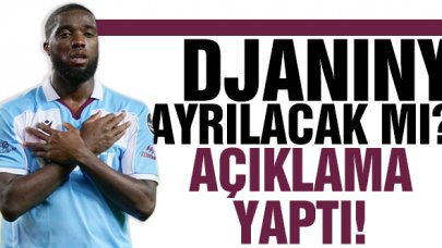 Djaniny Trabzonspor'dan ayrılacak mı? Açıklama yaptı