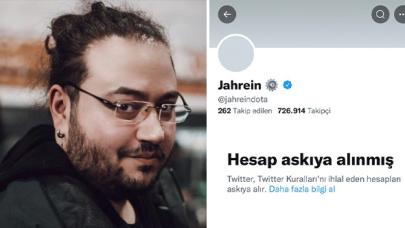 Jahrein'in Twitter'ı kapandı mı? Neden askıya alındı