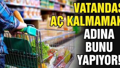 Vatandaş aç kalmamak için yeni yöntemler buluyor!