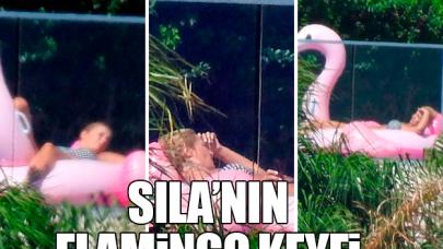 Sıla'dan flamingo keyfi