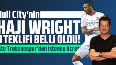 Hull City'nin Haji Wright teklifinin detayları belli oldu! İşte Trabzonspor'dan istenen ücret