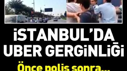 İstanbul'da UBER gerginliği