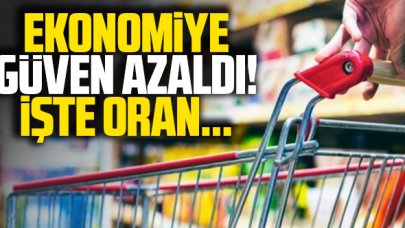 Ekonomiye güven yüzde 3.3 azaldı!