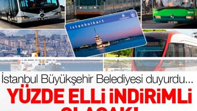 İstanbul'da toplu ulaşım bayramda yüzde 50 indirimli olacak