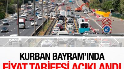 Kurban Bayramı'nda otoyol ve köprüler ücretsiz, toplu taşıma yüzde 50 indirimli