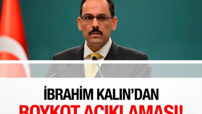 Kalın'dan ABD boykotu hakkında açıklamalar