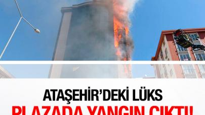 Ataşehir'de plaza yangını!