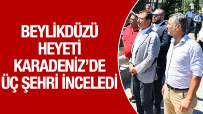 Beylikdüzü heyeti üç şehirdeydi