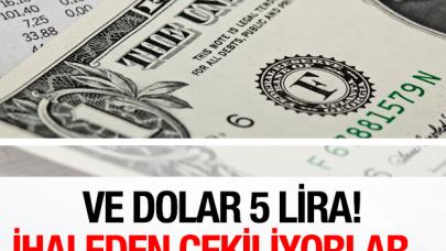 Dolar 5 liraya düştü!