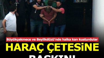 Haraç çetesine baskın