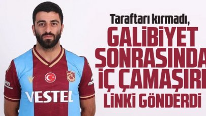 Umut Bozok taraftara iç çamaşırı linki gönderdi