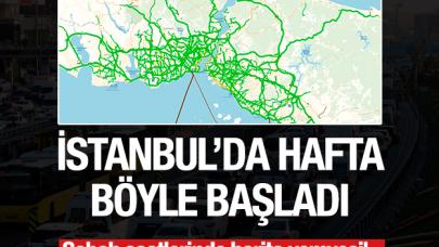 20 Ağustos 2018 Pazartesi İstanbul Yol Haritası - İstanbul'da trafik nasıl?