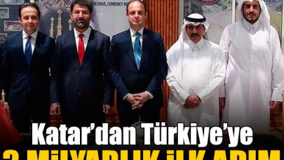 Katar'dan 3 milyar dolarlık ilk adım