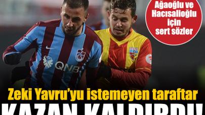 Zeki Yavru'yu istemeyen Trabzonspor taraftarı kazan kaldırdı