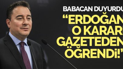 Ali Babacan: Erdoğan paradan 6 sıfır atılacağını gazetelerden öğrendi