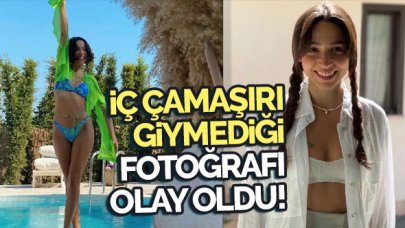 Zeynep Bastık iç çamaşırsız fotoğrafıyla Instagram'ı salladı