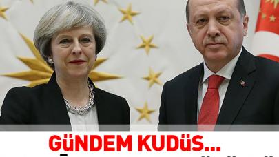 Erdoğan May ile görüştü