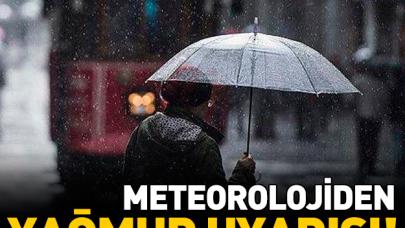 Meteorolojiden 3 günlük yağmur uyarısı