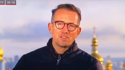 Hugo Bachega, BBC canlı yayınında Kiev'de patlamalara tanıklık etti