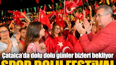 Çatalca'da spor dolu festival