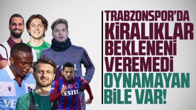 Trabzonspor'un kiralıkları bekleneni veremedi