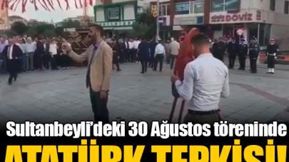 Sultanbeyli'de Atatürk'süz 30 Ağustos kutlamasına tepki