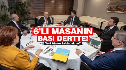 6'lı masanın başı dertte