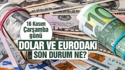 16 Kasım dolar ve euro kaç lira? Alış ve satış fiyatları